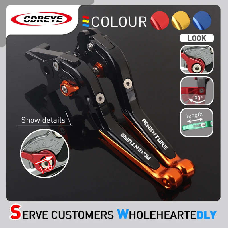 For KTM 1190 Adventure/R 1190Adv 1190 Adventure R 2013 2014 2015 2016 Brake Handle CNC Adjustable B