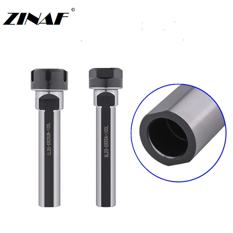 SL16 SL20 SL25 ER16 ER20 ER25 ER32 100L Extension rod  Automatic lathe Collet Chuck Holder Mechanic