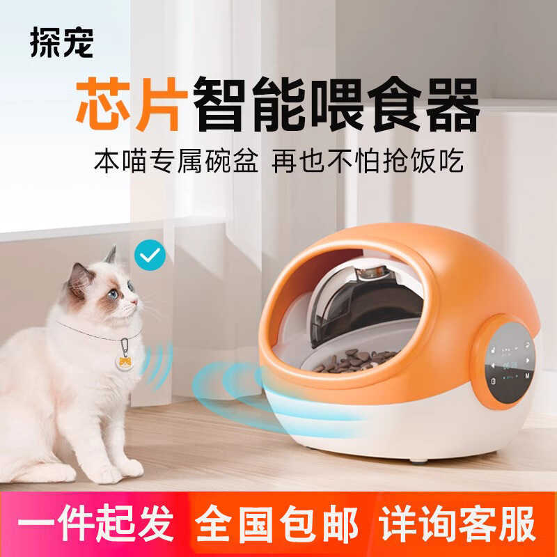 Quest Pet Anti-Grab Chip Identification More Cat เครื่องให้อาหารอัตโนมัติ Timing รีโมทคอนโทรลสัตว์เล
