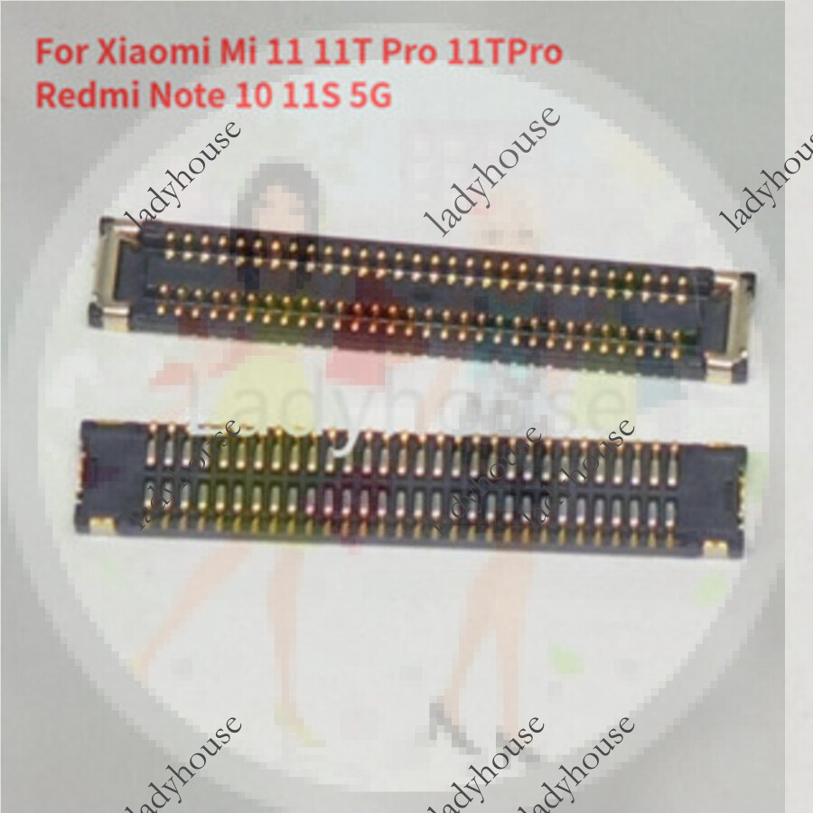 2-10Pcs Flex สายปลั๊กแจ็ค FPC Connector Socket Contact สําหรับ Xiaomi Mi 11 11T Pro 11TPro Redmi หมา