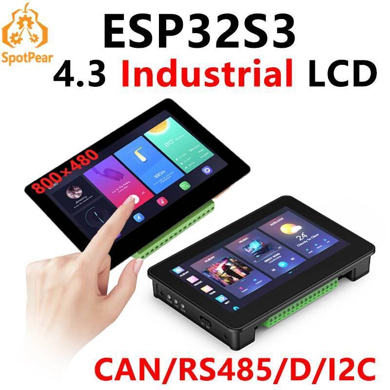 ESP32 S3 4.3 นิ้ว LCD (B) 800x480 Captive TouchScreen Display Board LVGL พร้อมเซ็นเซอร์ CAN I2C RS485