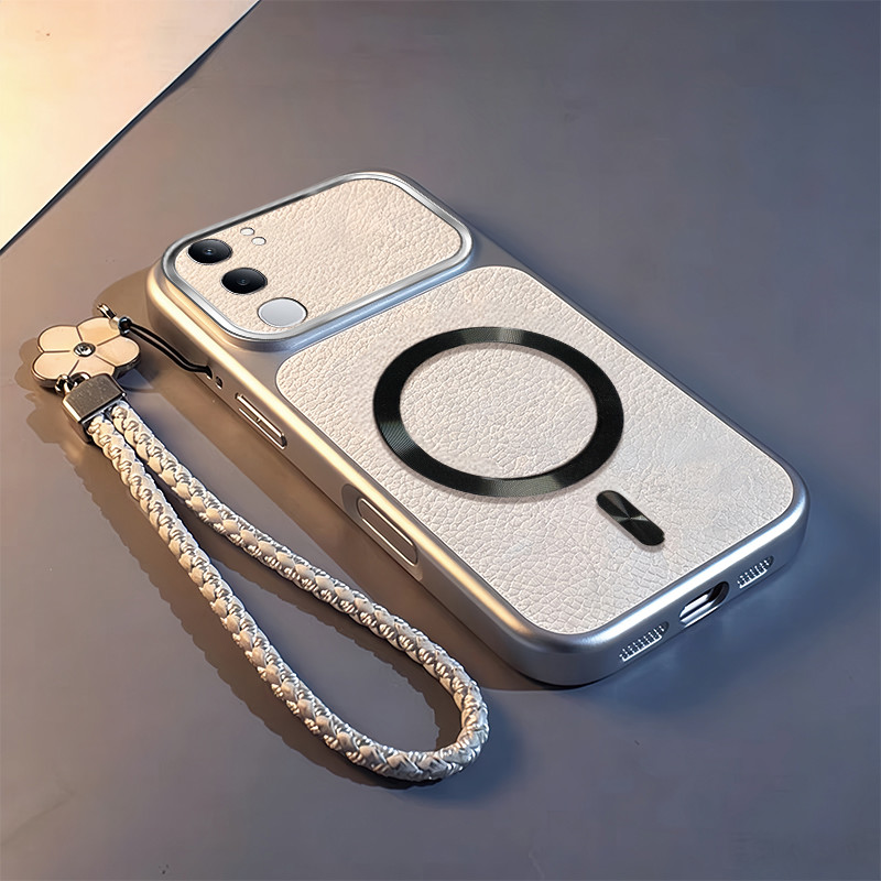 เหมาะสําหรับ Vivo Y19S เคสโทรศัพท์ออกแบบใหม่หางวงกลมแม่เหล็กดูดปัจจุบันเชือกเส้นเล็กกันกระแทกปลอก TPDSC14 ราคาถูก Shopee Lazada