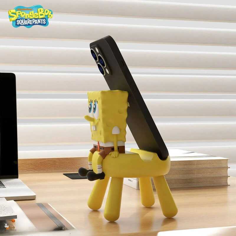C New Sponge Stools Mobile Tablets Stand Cute Cartoon Office Desop Mobile Phone Port Decoration Gir