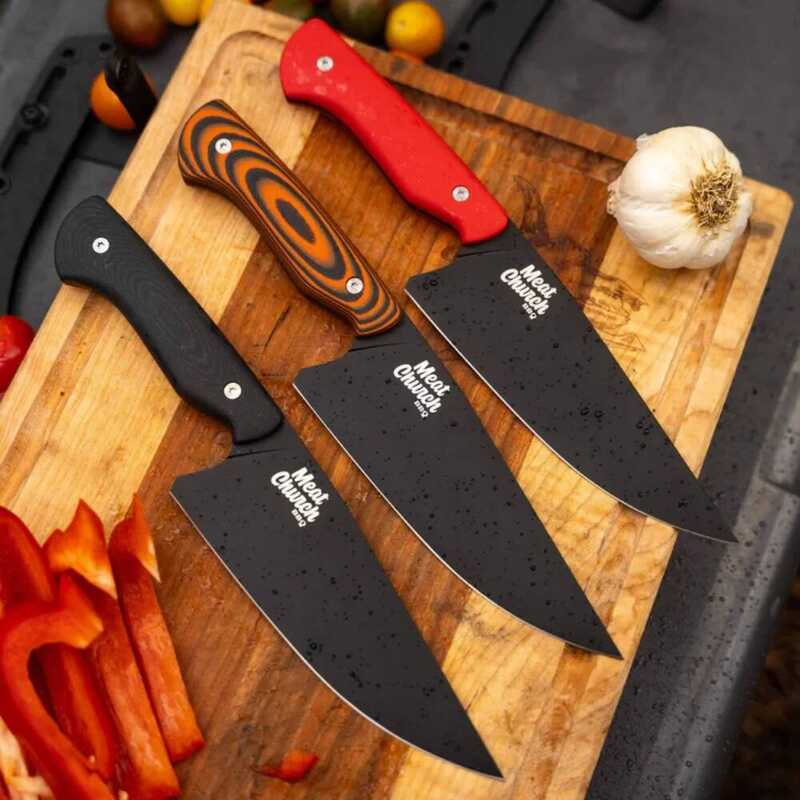 C Wilderness Adventure Multi-Functional Straight Knife MEAT CHURCH CHEF Knife Cutting Knife EDC Por
