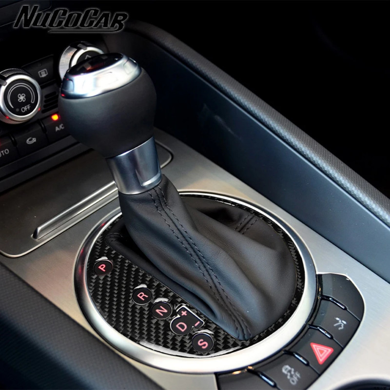 For Audi TT 8n 8J MK123 TTRS 2008-2014 Carbon Fiber Gear Shift Panel Trim Cover Car Interior Access