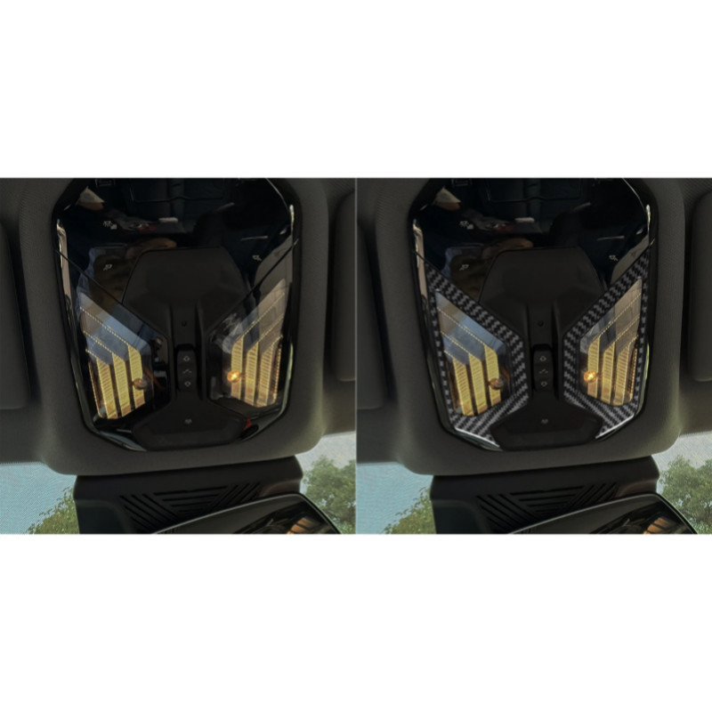 For BMW 5 Series i5 G60 G68 2024 2025 Carbon Fiber Roof reading light frame panel Car Accessories I
