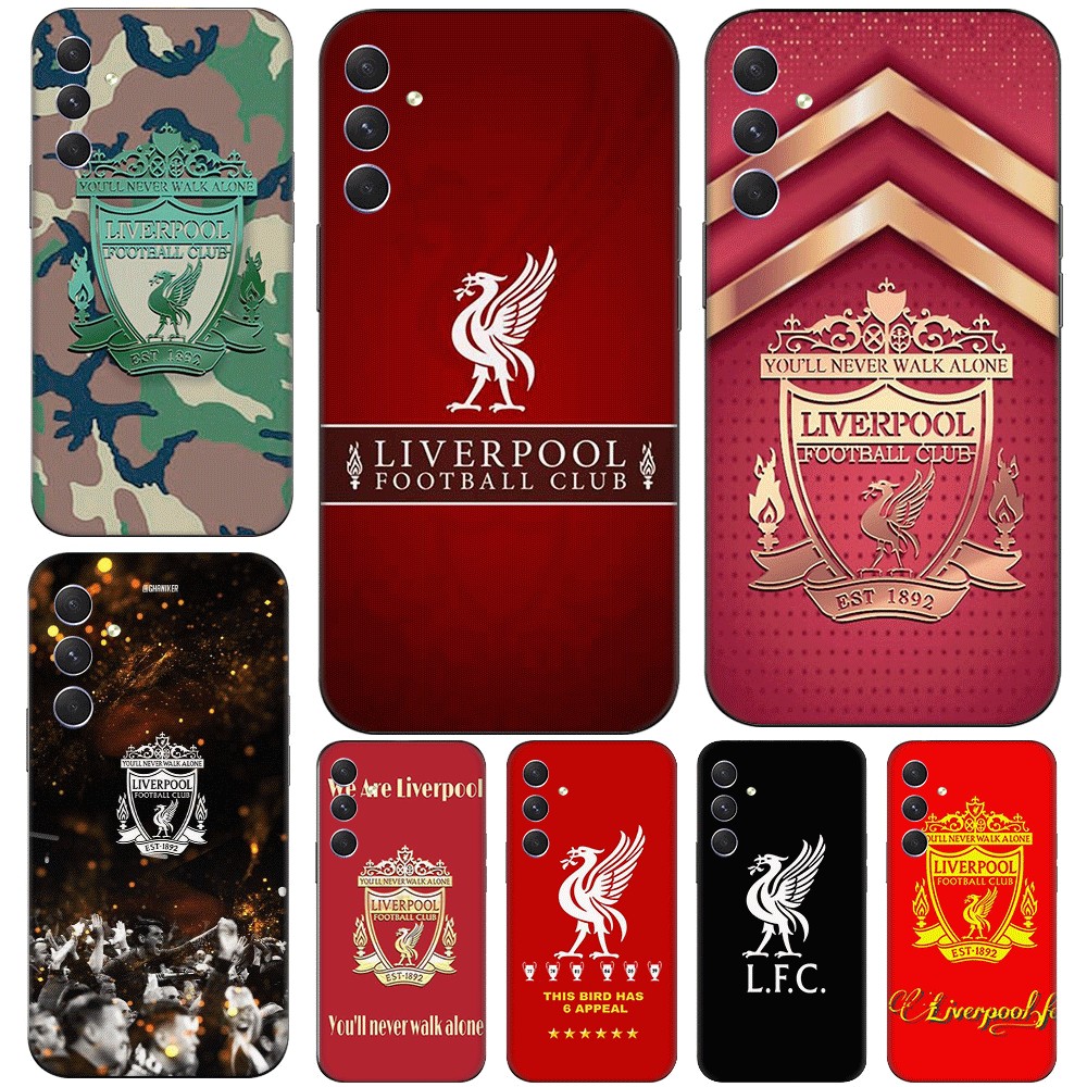 Samsung S7 Edge S8 Plus S9 S10 S10E Lite S20 Ultra เคสโทรศัพท์ TPU ฝาครอบป้องกันแบบนุ่ม Liverpool Cl