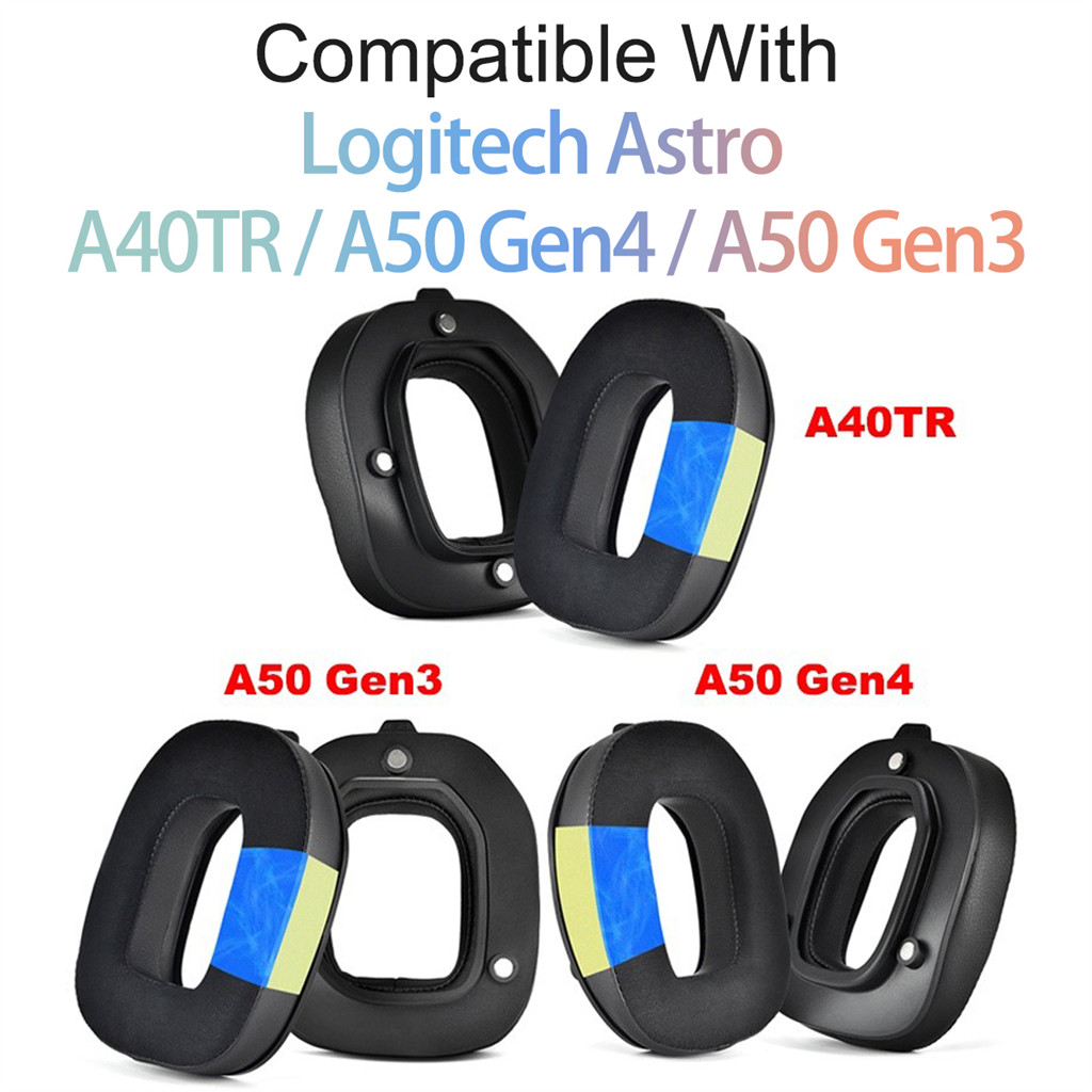 เจลทําความเย็นเปลี่ยนแผ่นรองหูฟังสําหรับ Logitech Astro A40TR A50 Gen4 Gen3 หูฟังแผ่นรองหูฟังเบาะฟอง