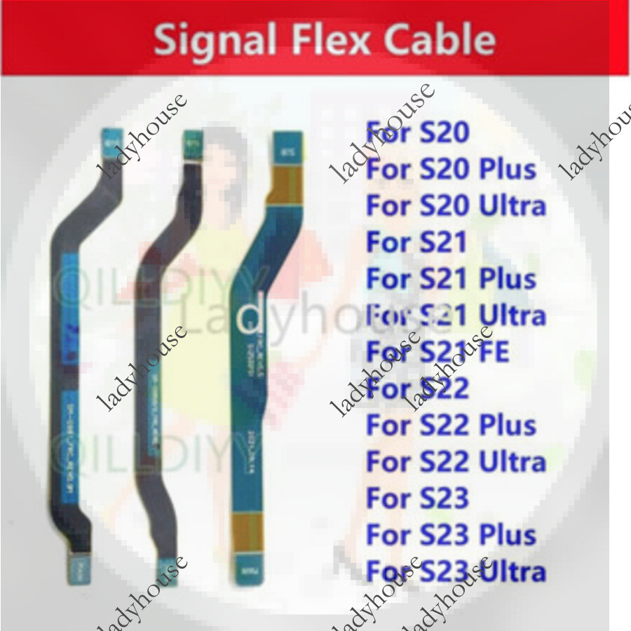 1pcs สัญญาณเสาอากาศสําหรับ Samsung Galaxy S20 S21 S22 S23 Ultra Plus S21 FE S20 + หลักเชื่อมต่อเมนบอร์ด Flex สาย