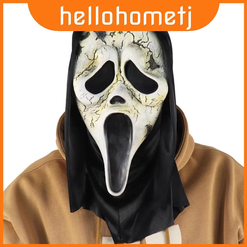 Ghost Latex Scream หน้ากากเลือดและฝางสําหรับเครื่องแต่งกายเหตุการณ์สยองขวัญ