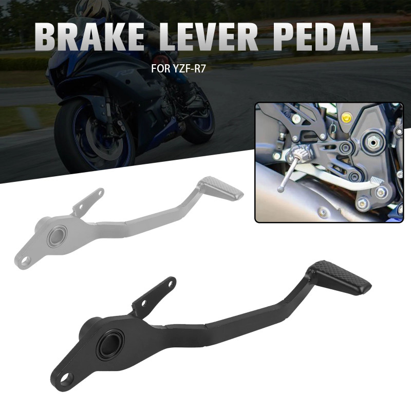 For YAMAHA YZFR7 YZF R7 YZF-R7 2022 2023 2024 2025 Foot Pegs Foot Brake Lever Pedal Motorcycle Acce