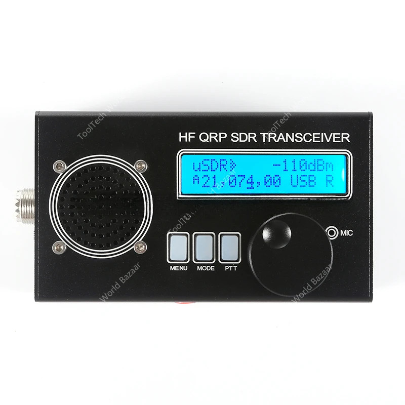 Latest Firmware R1.20W USDX USDR SDR Transceiver 8-band USB, LSB, CW, AM, FM HF SSB QRP Transceiver