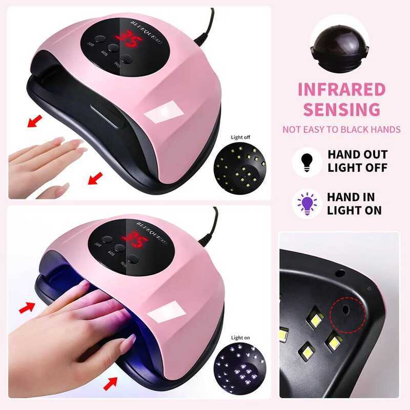 C Professional Nail LED Lamp For Nails Dryer Machine Nail Home Use Light Uv Gel Varnish Manicure Dr