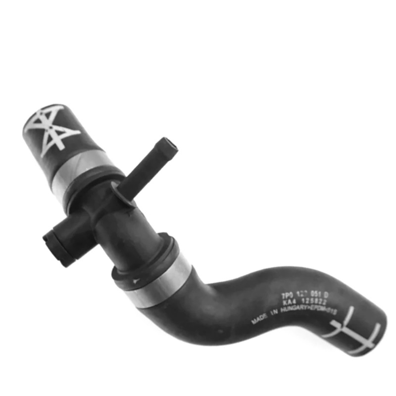 7P0122051D Drive Motor Inverter Coolant Water Hose For VW Touareg 7P Porsche Cayenne 3.0L V6 2012-2