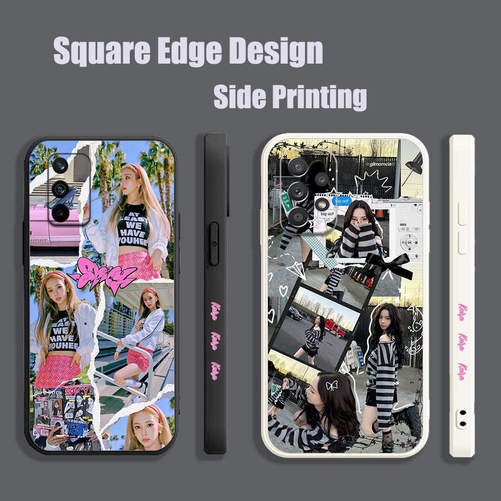 ปลอกสําหรับ OPPO A71 F9 Pro Reno6 Z Reno5 A94 A8 A31 2020 A1K A7X Kpop สาว Aespa Karina WMS11 เคสโทร