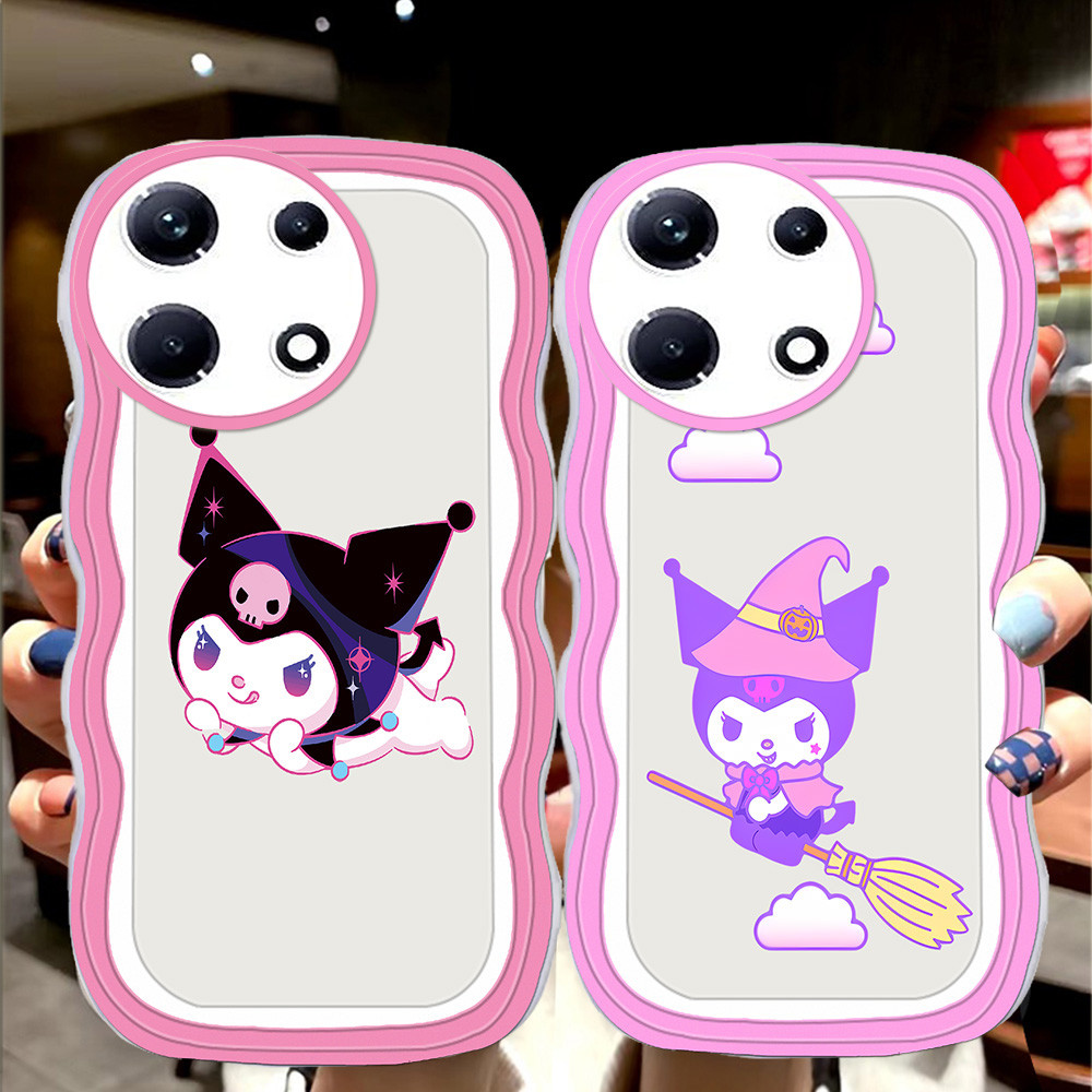 S-21 K_uro mi Casing สําหรับ Infinix HOT Note 30 Play Smart 7 30i Pro TPU โปร่งใส