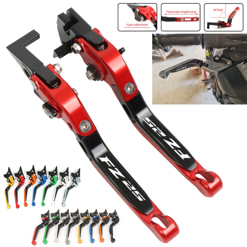 For YAMAHA FZ25 FZ 25 FZ-25 2017-2023 Motorcycle Accessories CNC Adjustable Folding Extendable Brak