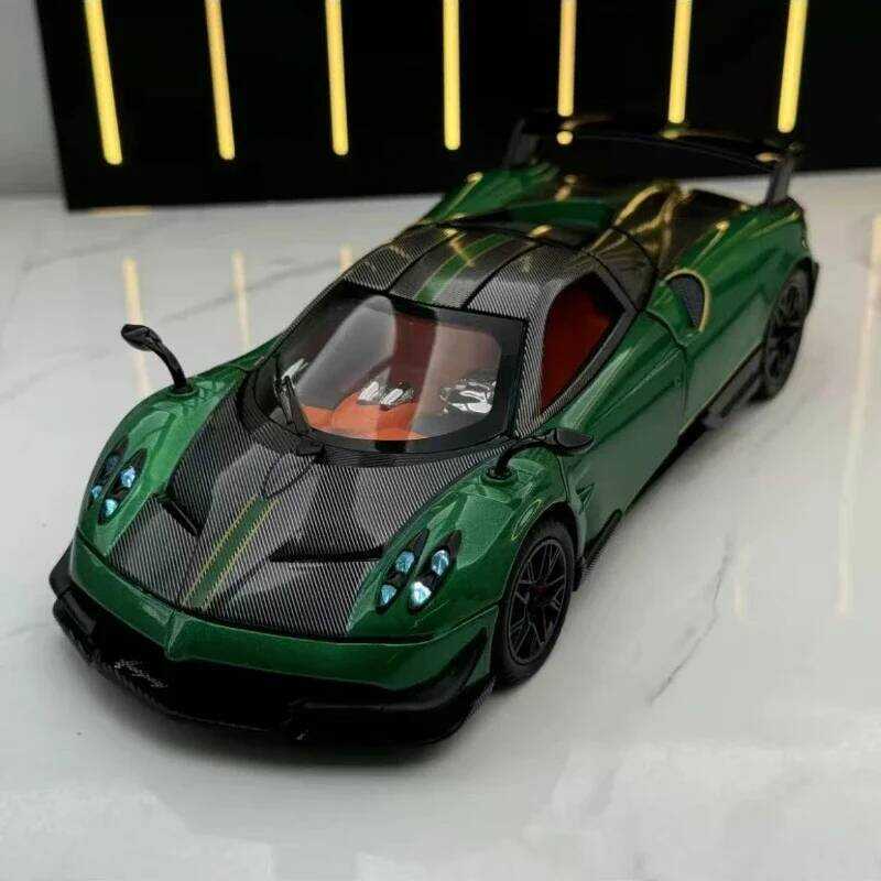C 1:24 Pagani Huayra BC Alloy Sports Model Diecast Metal Racing Car Vehicles Model Advanced Car Mod