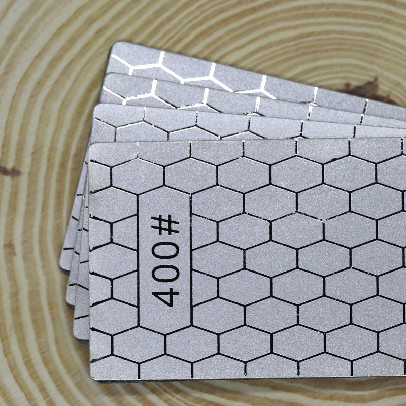 Diamond Sharpening Stone Grit 400 Diamond Plate Honing Stone for Carbide Cutter Kitchen Sharpening