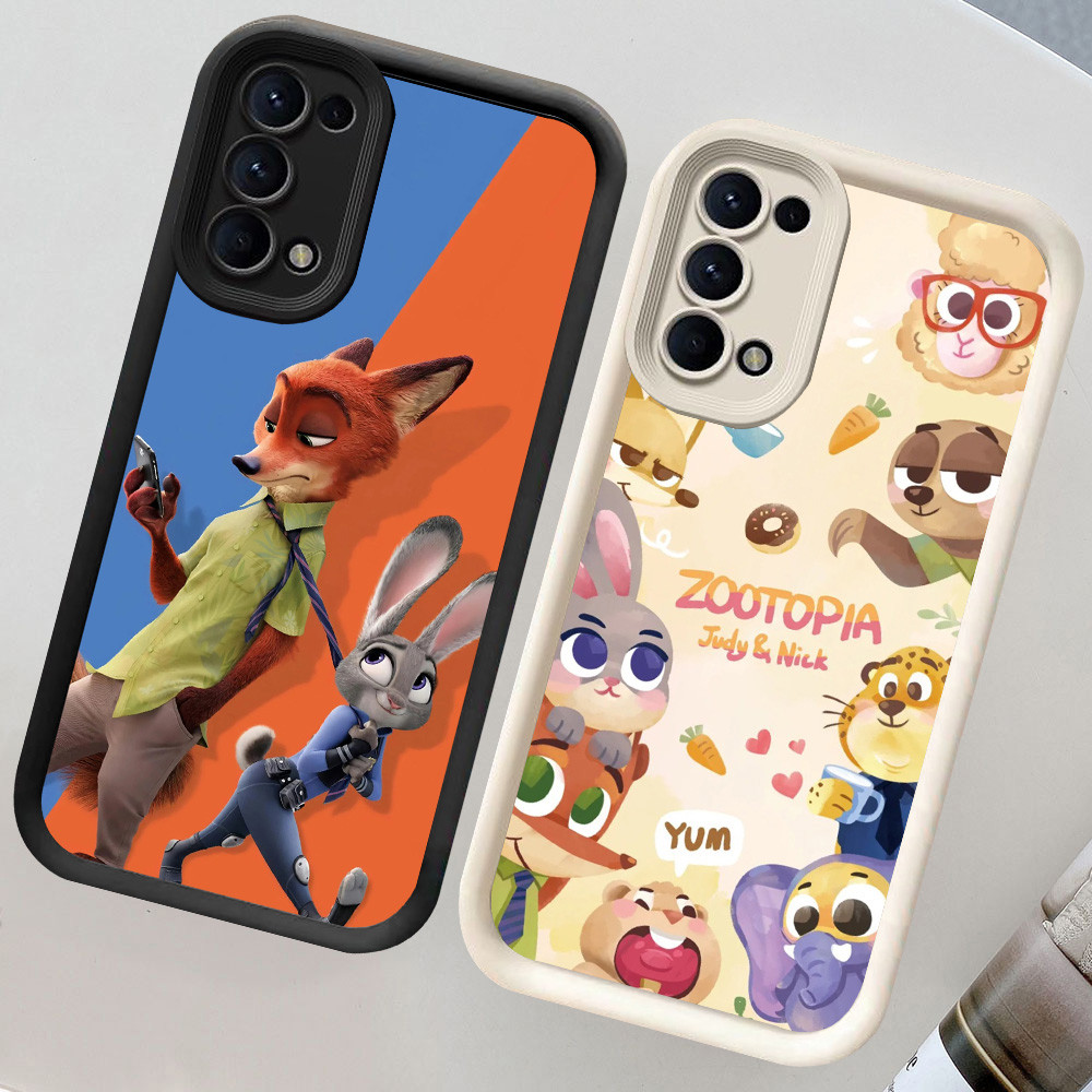 CH46 Zootopia Soft Casing สําหรับ OPPO F19 A72 A95 A92 F19s A52 เคสป้องกัน