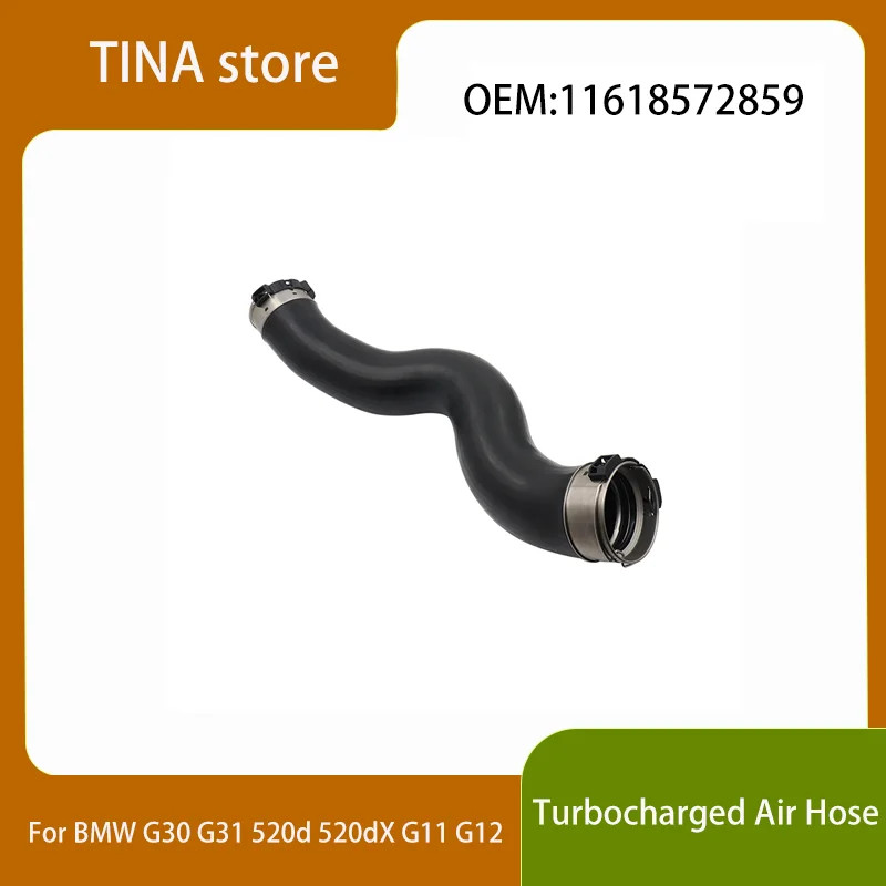 11618572859 Turbocharged Air Hose for BMW G30 G31 520d 520dX G11 G12 Car Silicone Hose Inflatable P