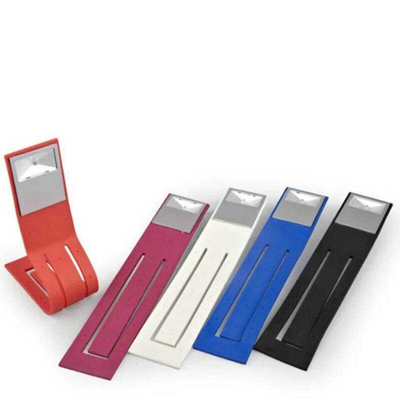 C New Portable Clip-On Led Book Light Led Reading Book Nightlight Novelty Ebook Lamp White Black Bl