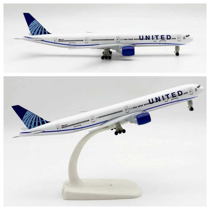 C 20Cm Toy Planes 777 B777 United Aires Alloy Metal Airplane Model Plane W Landing Gears For Kids R