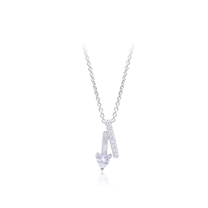 HERIT HN0052-01 สร้อยคอเงินแท้ ประดับด้วยเซอร์โคเนียนำเข้าจากประเทศออสเตรีย