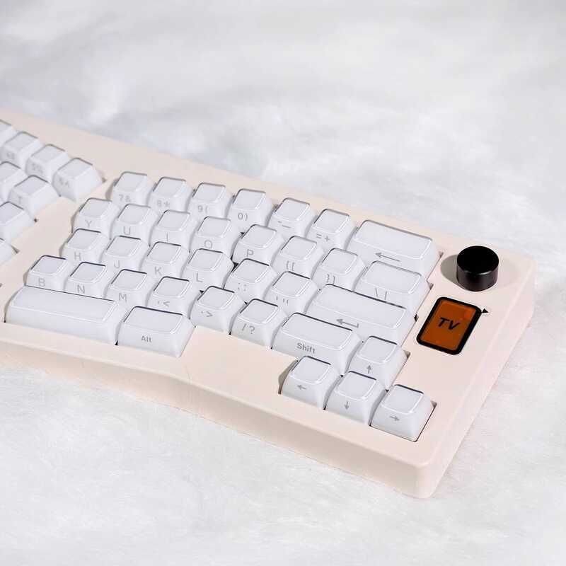 Alice Ergonomic Mechanical Keyboard โครงสร้างปะเก็นสามโหมดบลูทูธ VIA ชุดที่กําหนดเองตัวอักษรรหัสเงีย