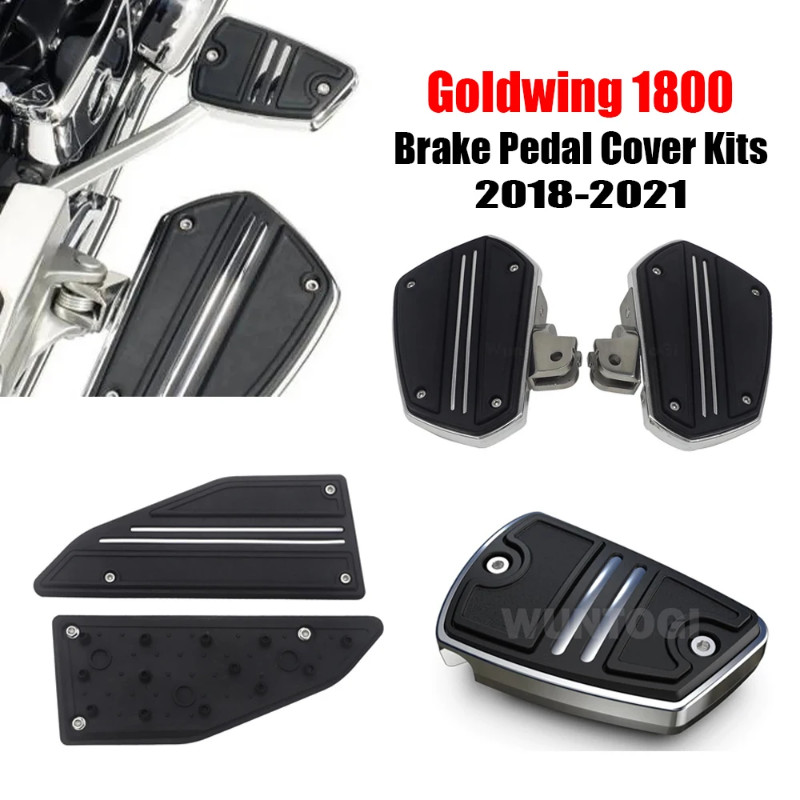 For Honda GoldWing 1800 GL1800 2018-2021 Motorcycle Brake Pedal Cover Kit  GOLDWING DCT Gold Wing T