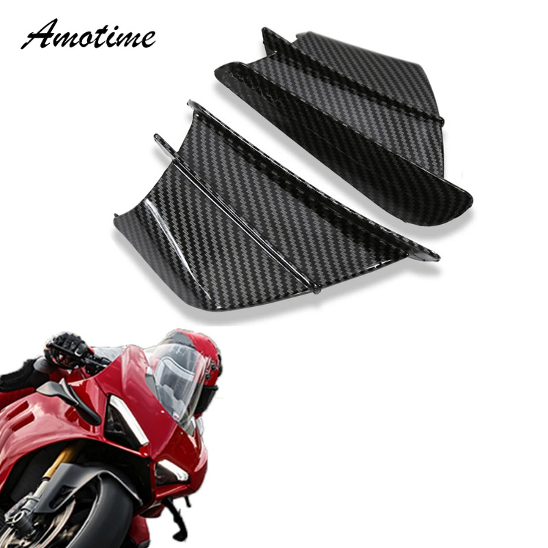 Motorcycle Winglet Aerodynamic Wing Kit Spoiler HONDA CBR650R CBR650F CBR500R CBR1000RR Yamaha BWS