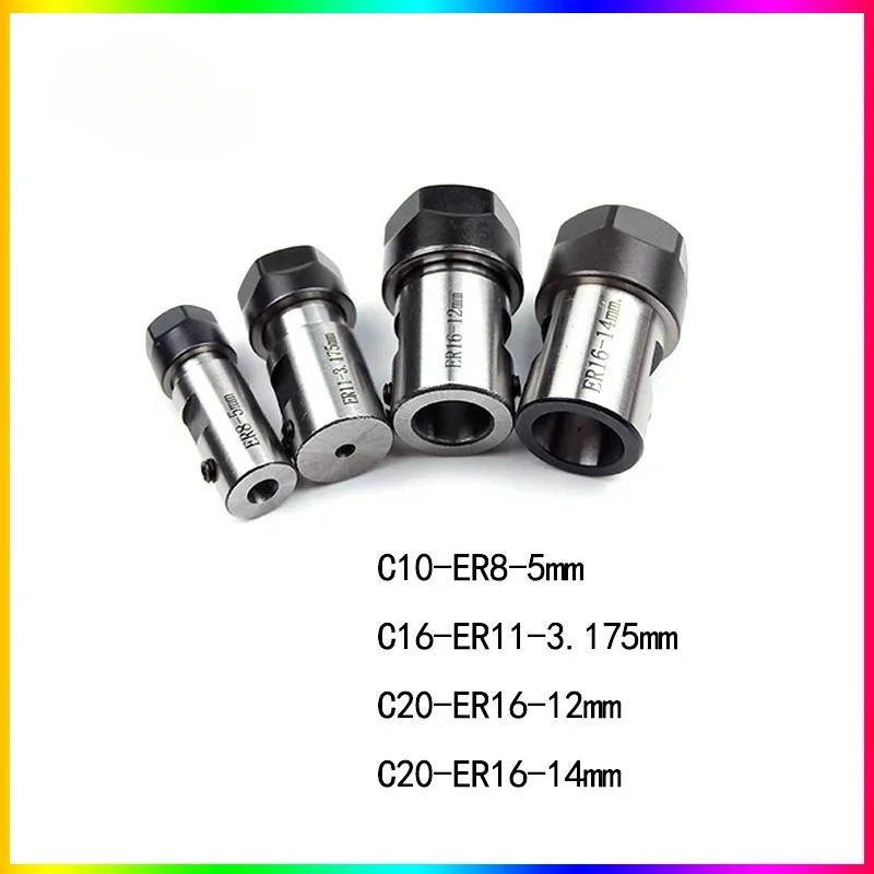 ER8 ER11 ER16 ER20 motor shaft tool holder c10 c16 c20 c25 er8a er11a er16a er16m er20a er20m 3.175