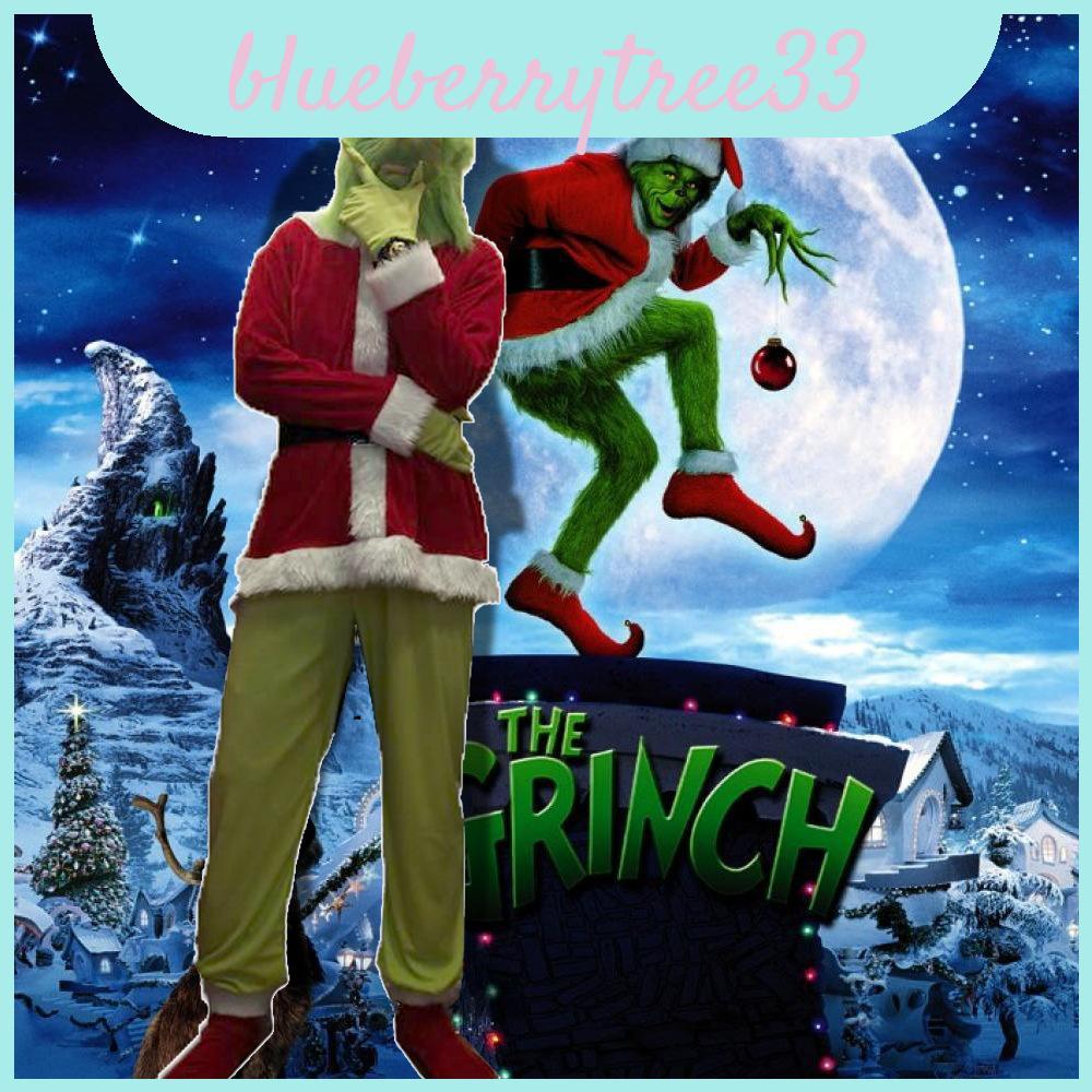 Grinch Movieinspired Costume Suit สําหรับงานปาร์ตี้