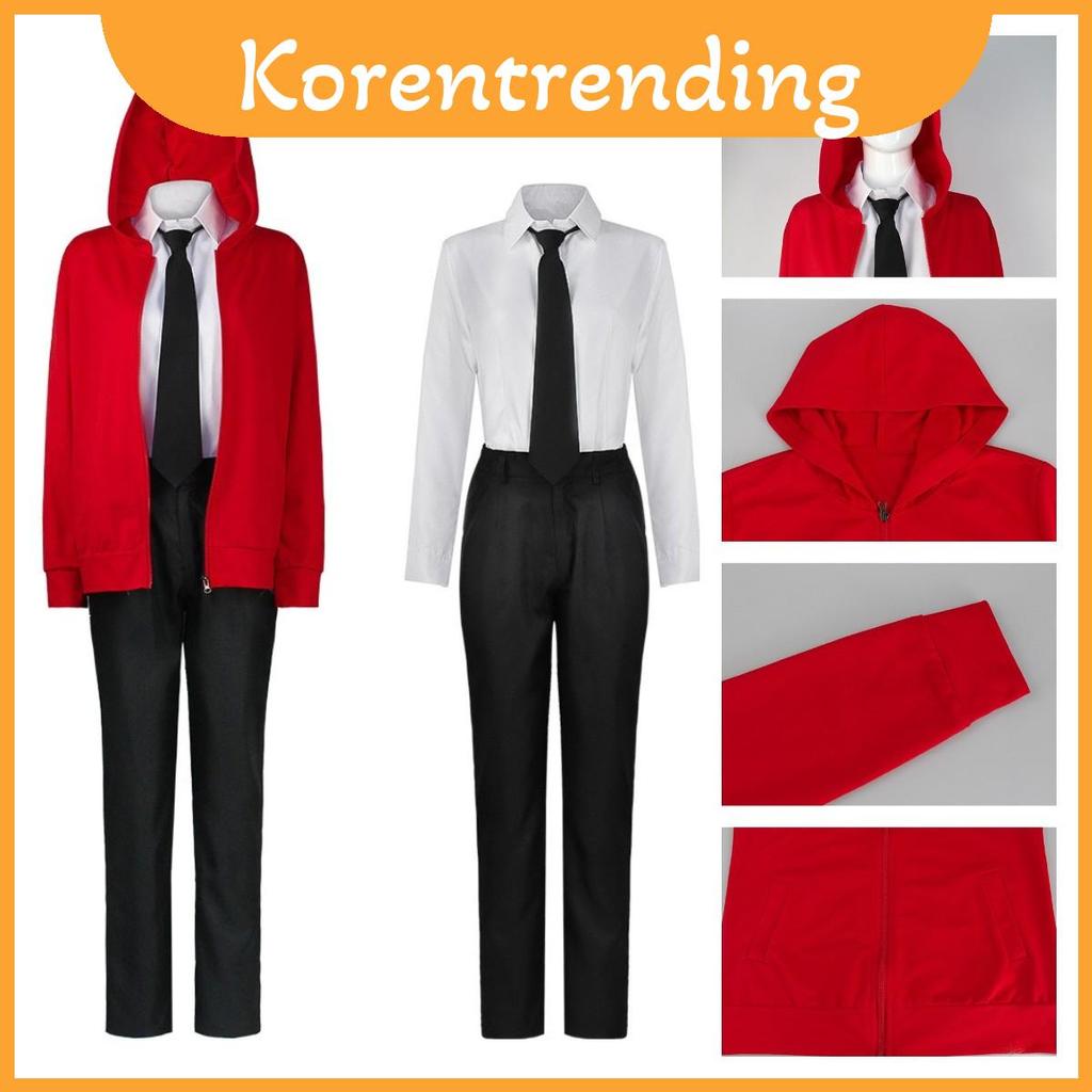 พลังฮาโลวีนของคุณด้วย Chainsaw Man Makima Power เครื่องแต่งกาย Reze และวิกผม