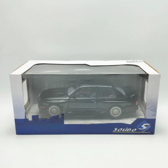 Solido 1/18 BMW BMW E30 SPORT EVO 1990 โมเดลรถโลหะผสมเปิดสองประตู