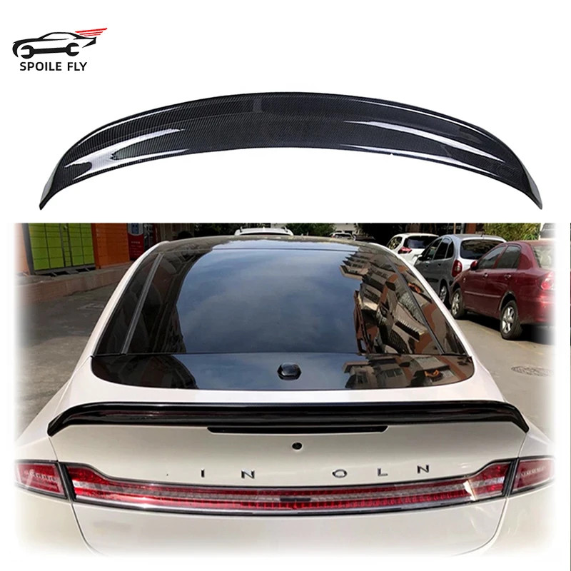 For Lincoln MKZ 2014 2015 2016 2018 2019 High Quality ABS Car Rear Wing Spoiler Glossy Black Car Ac
