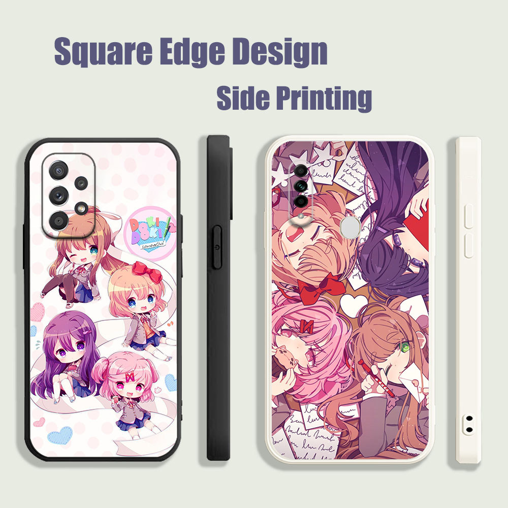 ปลอกสําหรับ Vivo Y15A Y15S Y11S Y1S Y11 Y81 Y81S Y81i DDLC Yยูริ Monika sayori natsuki BOW05 เคสโทรศ