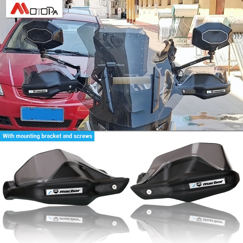 NEW with logo Macbor Motorcycle Handguards For Macbor Montana XR3 XR 3 handlebar Hand Guards Protec