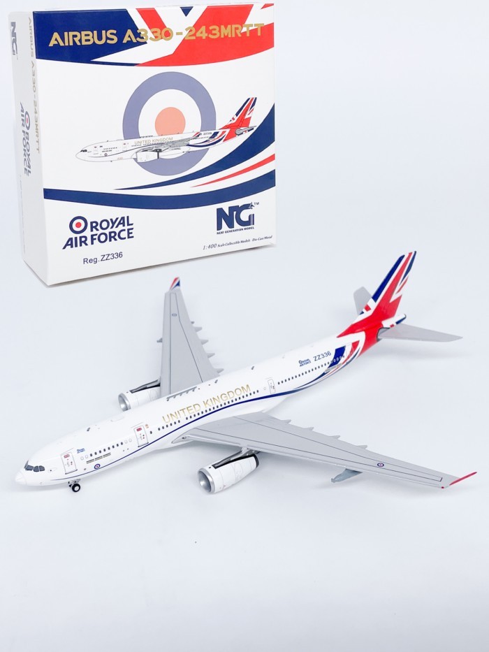 1: 400 British Air Force A330-243MRTT เครื่องบินโดยสาร ZZ336 เครื่องบินรุ่นโลหะผสม NG