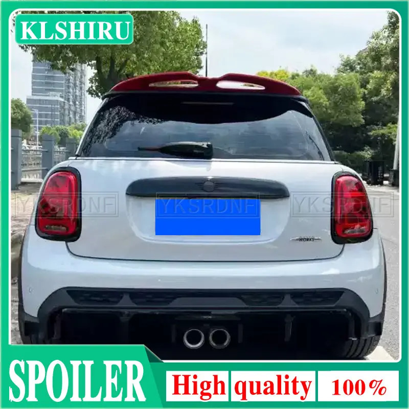 For MINI Cooper S 2.0T F56 F55 S JCW Spoiler High Quality FRP UNPAINTED / REAL CARBON FIBER 2013-20