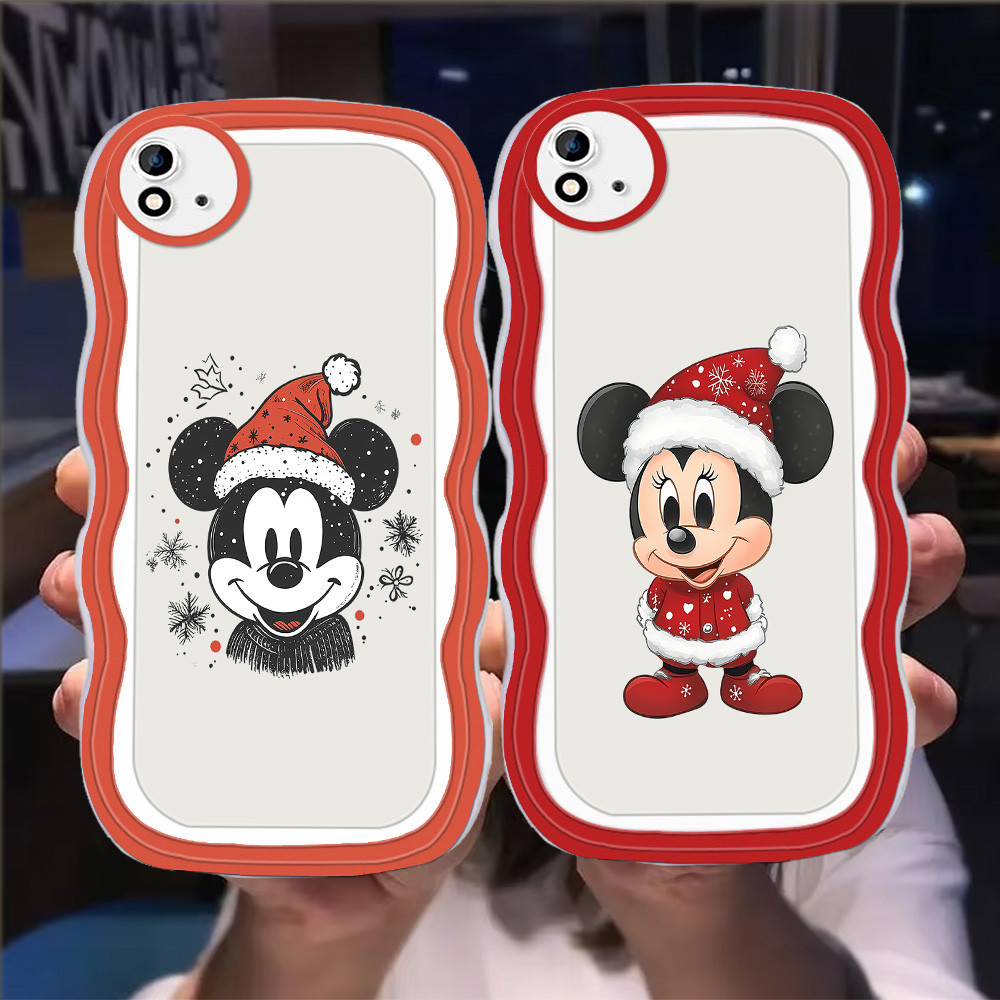 S-39คริสต์มาสMickeyสําหรับOPPO F17 Realme C11 C20A A16E A93 A16K C20 Pro 2021 TPUโปร่งใส