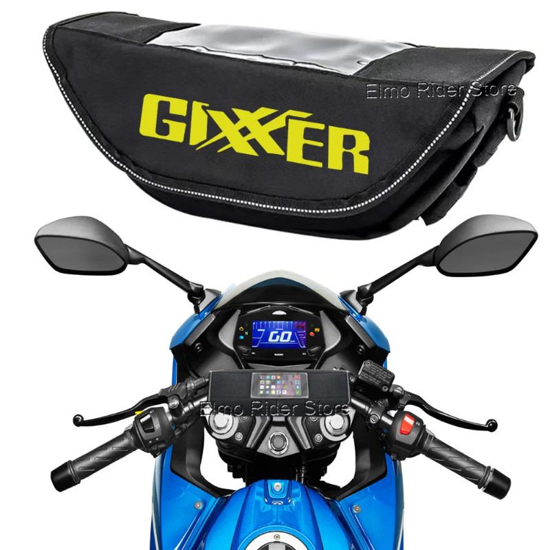 For Suzuki Gixxer 150 Gixxer 250SF 250 Gixxer 155 150SF Motorcycle Waterproof Handlebar Storage Bag