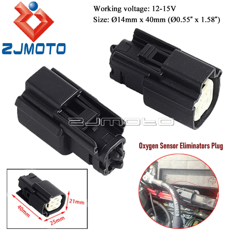 Motorcycle O2 Sensor Bypass Wiring Harness Plugs For Harley Softail Breakout CVO/SE Blackline FLSB