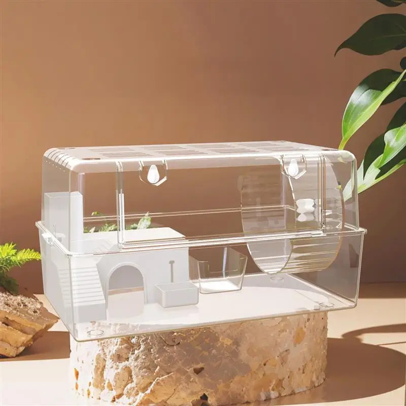 Hamster Cage, Acrylic Cage, Transparent Viewing Cage, Hamster Special Breeding Box, Rutin Chicken,