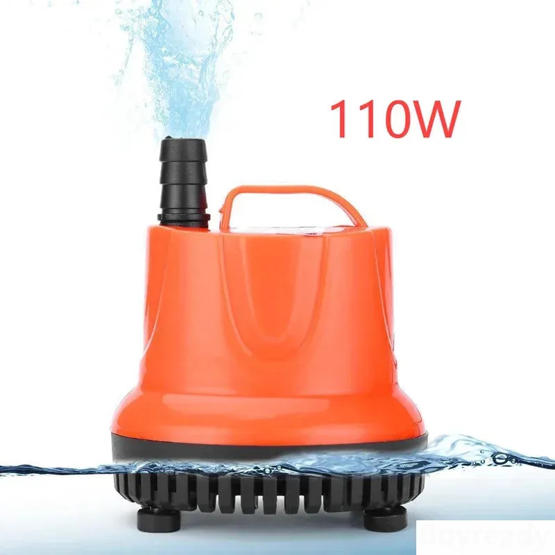 110W Aquarium Multifunctional Bottom Suction Pump Aquarium Micro Silent Submersible Pump Bottom Suc