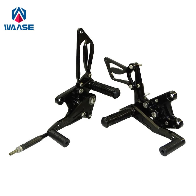 waase For Suzuki SV650 SV650A SV650S SV 650 1000 SV1000 SV1000S 1998-2014 Adjustable Rider Rear Set