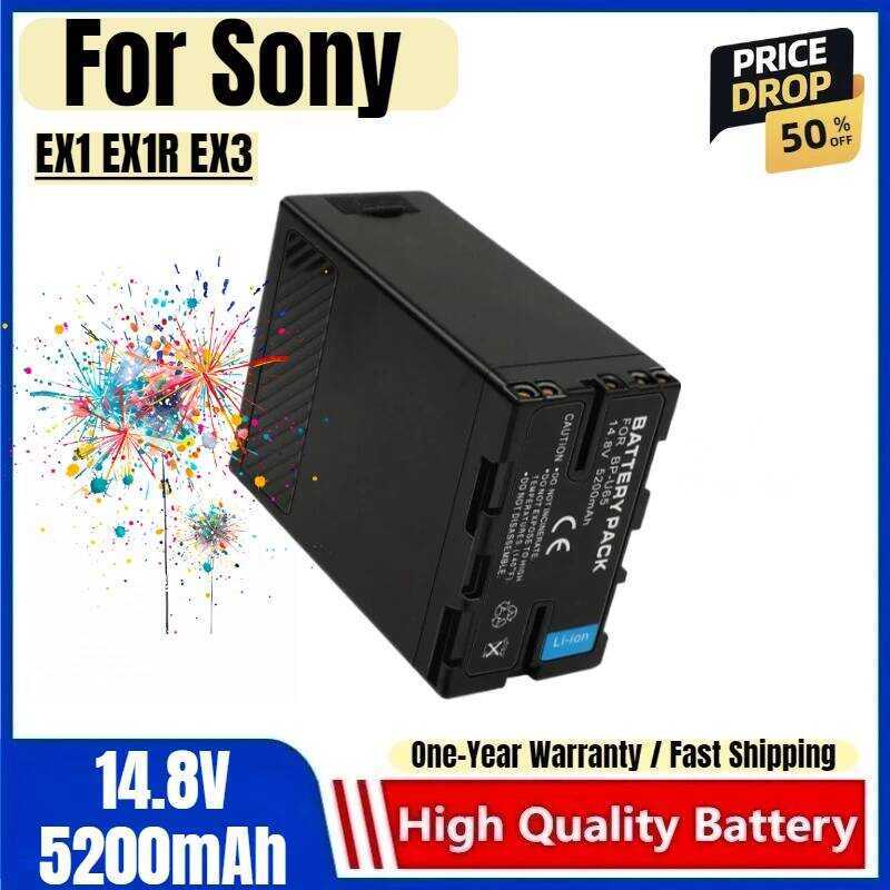 C Bp-U65 Battery 14.8V 5200Mah Rechargeable Batteries And Charger For Sony Ex1 Ex1r Ex3 Camera Batt