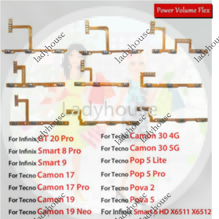 สําหรับ lnfinix GT 20 Pro Smart 6 HD 8 9 Pro/Camon 17 Pro 19 Neo / Camon 30 4G 5G/ Pop 5 Lite pro /P