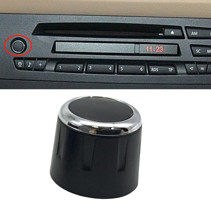 Car Interior Radio CD Player Volume Button Knob Cover For BMW E90 E91 E92 E81 E82 E87 E88 X1 E84 Z4