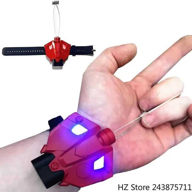 C Spider Web Launcher With Light String Shooters Toy Gadgets String Shooter Erhero Role-Play Cool S